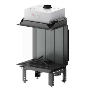 HITZE KOMINEK GAZOWY CALMA 65TC BLACHA W KOLORZE CZARNYM M01B-CLA65X80.TC 13,8 kW