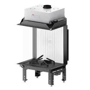 HITZE KOMINEK GAZOWY CALMA 65TC AKUCERAM W KOLORZE BIAŁYM AC-CLA65X80.TC 13,8 kW