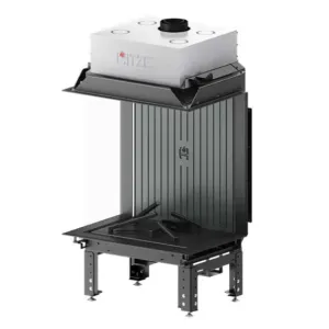 HITZE KOMINEK GAZOWY CALMA 65TC AKUCERAM W KOLORZE GRAFITOWYM AB-CLA65X80.TC 13,8 kW