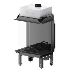 HITZE KOMINEK GAZOWY CALMA 65TC SZKŁO W KOLORZE CZARNYM G9005-CLA65X80.TC 13,8 kW