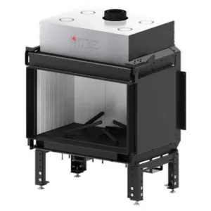 HITZE KOMINEK GAZOWY CALMA 80S AKUCERAM W KOLORZE BIAŁYM AC-CLA80X50.S 10,8 kW