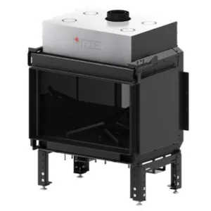 HITZE KOMINEK GAZOWY CALMA 80S SZKŁO W KOLORZE CZARNYM G9005-CLA80X50.S 10,8 kW