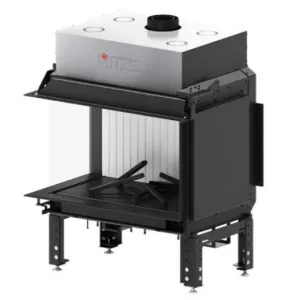HITZE KOMINEK GAZOWY CALMA 80L AKUCERAM W KOLORZE BIAŁYM AC-CLA80X50.L 10,8 kW