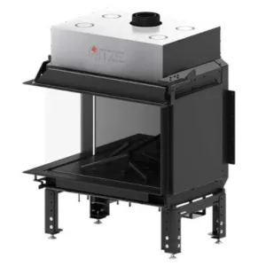 HITZE KOMINEK GAZOWY CALMA 80L SZKŁO W KOLORZE CZARNYM G9005-CLA80X50.LL 10,8 kW