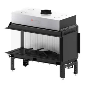 HITZE KOMINEK GAZOWY CALMA 120L AKUCERAM W KOLORZE BIAŁYM AC-CLA120X50.L 17,6 kW