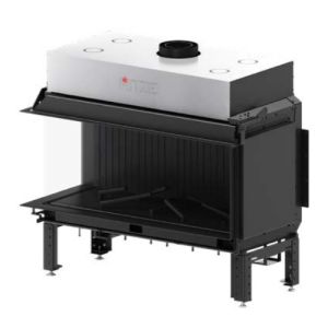 HITZE KOMINEK GAZOWY CALMA 120L AKUCERAM W KOLORZE GRAFITOWYM AB-CLA120X50.L 17,6 kW