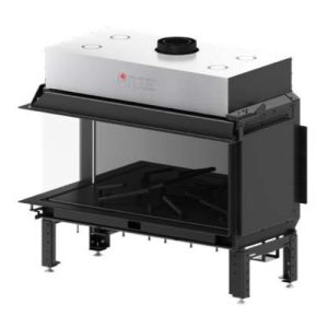 HITZE KOMINEK GAZOWY CALMA 120L SZKŁO W KOLORZE CZARNYM G9005-CLA120X50.L 17,6 kW