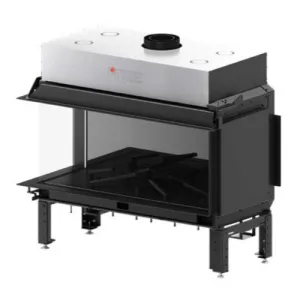 HITZE KOMINEK GAZOWY CALMA 120L SZKŁO W KOLORZE CZARNYM G9005-CLA120X50.L 17,6 kW
