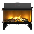 HITZE KOMINEK GAZOWY CALMA 120L SZKŁO W KOLORZE CZARNYM G9005-CLA120X50.L 17,6 kW