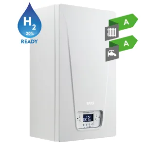 DE DIETRICH BAXI LUNA COMPACT 24 - NAŚCIENNY, DWUFUNKCYJNY, GAZOWY KOCIOŁ KONDENSACYJNY 24 KW