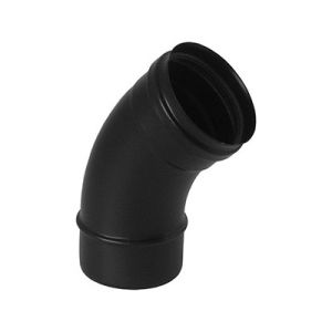 RICOM PEL KOLANO ŁUKOWE Z USZCZELKĄ FI 100 MM 45° - DO KOTŁÓW PELLETOWYCH