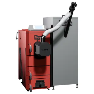 MPM WOOD PELL KOCIOŁ DWUPALIWOWY (PELLET I DREWNO) ECODESIGN 18 KW ZE STEROWNIKIEM DOTYKOWYM ECOTOUCH 860