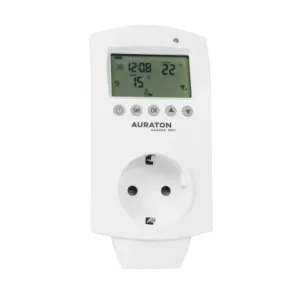 AURATON CARINA WIFI - TYGODNIOWY, WIELOFUNKCYJNY TERMOSTAT GNIAZDKOWY Z WIFI