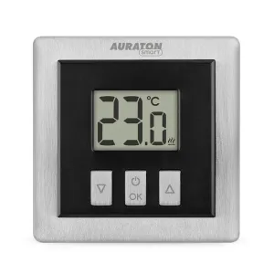 AURATON HEAT MONITOR - TERMOSTAT BEZPRZEWODOWY SMART CZARNY