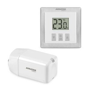 AURATON RADIATOR SET SMART BIAŁY - ZESTAW TERMOSTAT HEAT MONITOR BIAŁY + GŁOWICA