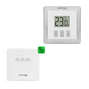 AURATON HEATER SET SMART BIAŁY - ZESTAW TERMOSTAT HEAT MONITOR BIAŁY + STEROWNIK URZĄDZENIA GRZEWCZEGO