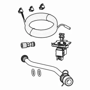 BOSCH ZESTAW ZAWORU PRZEŁĄCZAJĄCEGO DO CONDENS 3000F  - 7731600085