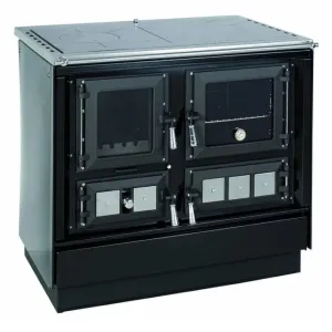 KVS MORAVIA PIECOKUCHNIA NA PALIWA STAŁE Z PŁASZCZEM WODNYM VSP-9112.7482-V ZIELONY LEWY 11,4 kW
