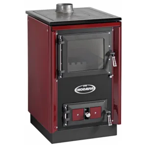 KVS MORAVIA PIECOKUCHNIA NA PALIWA STAŁE Z PŁASZCZEM WODNYM VSP-9114.4482-V BORDO SOFIE TYTAN 9 KW