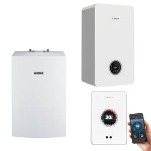 BOSCH PAKIET KOCIOŁ GC2300iW 20P + ZASOBNIK WD120B + REGULATOR CT200  - 8734100654
