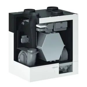 VIESSMANN REKUPERATOR - CENTRALA WENTYLACYJNA VITOAIR CT 300S MA - 300 M3/H, KRÓĆCE GÓRA/BOK, WYMIENNIK KRZYŻOWY