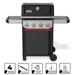 WEBER GRILL GAZOWY SPIRIT E-425 LP BLK PL 1500798