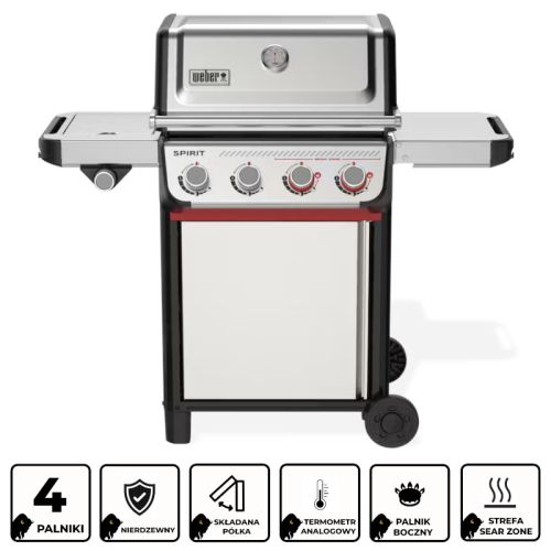 WEBER GRILL GAZOWY ZE STALI NIERDZEWNEJ S-435 (1502108)
