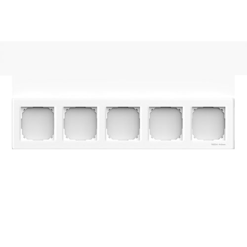 TECH SINUM SZKLANA RAMKA PIĘCIOKROTNA BIAŁA 5 X 55 X 55 MM FG-05