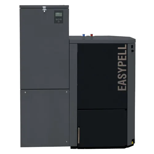 VIESSMANN STOJĄCY KOCIOŁ NA PELLET 5 KLASY Z AUTOMATYCZNYM ZAPŁONEM I TRANSPORTEM PALIWA EASYPELL 32 KW 7533533