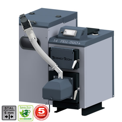TERMO-TECH KOCIOŁ PELLETOWY PELL DUO+ 10 KW