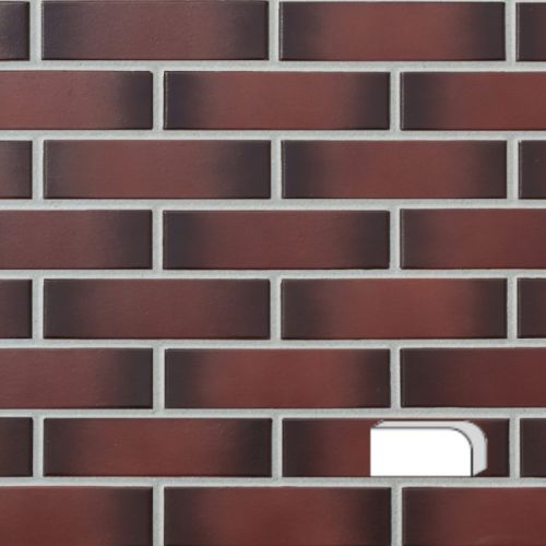 LODE KSZTAŁTKA KLINKIEROWA JEDNOSTRONNIE ZAOKRĄGLONA OW 1 PEŁNA