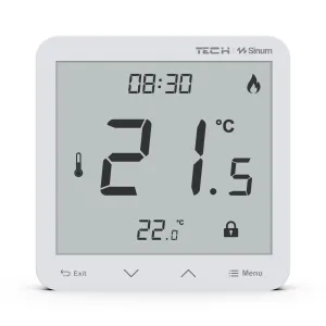  TECH REGULATOR POKOJOWY RI-1 PLUS DO WSPÓŁPRACY ZE STEROWNIKIEM I-2, I-2 PLUS, I-3 ORAZ I-3 PLUS