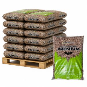 FOREST GORLICE PELLET BUKOWY A1 6 MM - PALETA 975 KG (65 WORKÓW)