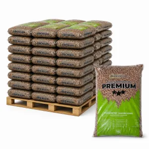FOREST GORLICE PELLET BUKOWY A1 6 MM - PALETA 975 KG (65 WORKÓW)