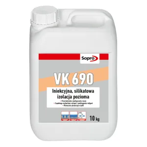 SOPRO VK 690 - SILIKATOWA, POZIOMA IZOLACJA INIEKCYJNA 10 KG