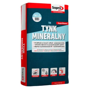 SOPRO SOPROTHERM TM 210 - TYNK MINERALNY 2,0 MM 25 KG