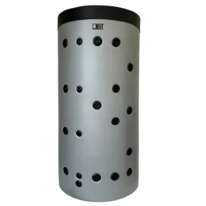KHT HPH-12-2000-GP-PS - HIGIENICZNY, STOJĄCY ZBIORNIK BUFOROWY Z NIERDZEWNĄ WĘŻOWNICĄ 8,0 M2 I 2 WĘŻOWNICAMI ZE STALI WĘGLOWEJ 3,2/4,7 M2 W ZDEJMOWALNEJ IZOLACJI 2000 L
