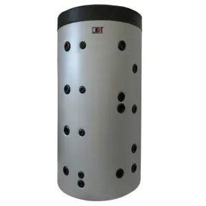 KHT PS-02-3000-GP-PUM - STOJĄCY ZBIORNIK BUFOROWY Z 2 WĘŻOWNICAMI 3,2/4,7 M2 W ZDEJMOWALNEJ IZOLACJI 3000 L