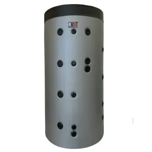 KHT PSI-10-1500-GP-PS - STOJĄCY ZBIORNIK BUFOROWY Z GÓRNĄ, NIERDZEWNĄ WĘŻOWNICĄ 2,0 M2 W ZDEJMOWALNEJ IZOLACJI 1500 L