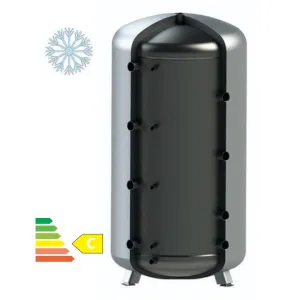 KHT KS-00-2000-GP-KPU - STOJĄCY ZBIORNIK WODY LODOWEJ W IZOLACJI KAUCZUKOWEJ 2000 L