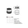 DARCO PRZEJŚCIE STALOWE - KOMIN CERAMICZNY FI 180/160