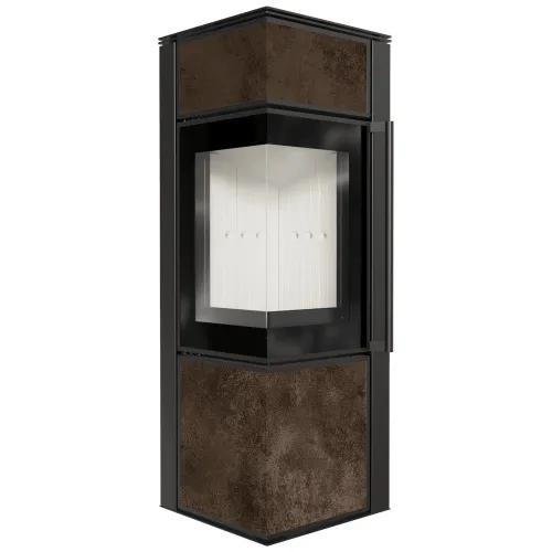 KRATKI PRO PIEC STALOWY KOZA TORA/S 8 KW FI 150 SPIEK OXIDE MORO Z DOMYKANIEM