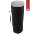 KRATKI PRO PIEC STALOWY AMBLER Z KLAMKĄ Z DREWNA JATOBA FI 150 7 KW