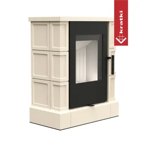 KRATKI PRO WOLNOSTOJĄCY PIEC KAFLOWY TORIR KREMOWY FI 150 7 KW