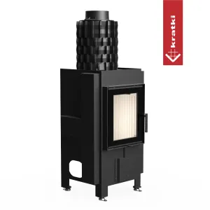 KRATKI PRO WKŁAD KOMINKOWY STALOWY MAGMA Z AKUMULACJĄ ŻELIWNĄ FI 200 13 KW