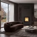 KRATKI PRO WKŁAD KOMINKOWY STALOWY LAWA FI 200 9 KW