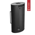 KRATKI PRO PIEC STALOWY Z PŁASZCZEM WODNYM BJORN AQUA Z CZARNYM WYŁOŻENIEM 10 KW FI 150