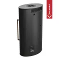 KRATKI PRO PIEC STALOWY Z PŁASZCZEM WODNYM BJORN AQUA Z KLAMKĄ Z DREWNA JATOBA 10 KW FI 150