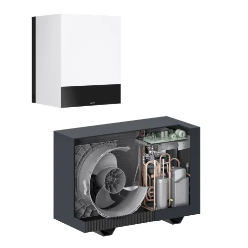 VIESSMANN VITOCAL 200-A POMPA CIEPŁA MONOBLOK NA R290 230 V Z JED.WEW. IDU MODULAR I SEPARATOREM ZANIECZYSZCZEŃ