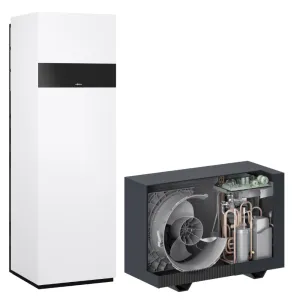 VIESSMANN VITOCAL 200-A POMPA CIEPŁA MONOBLOK NA R290 6 KW 230 V Z JED.WEW. STOJĄCĄ IDU COMPACT 190 L I ZAWOREM KULOWYM Z FILTREM MAGNETYCZNYM